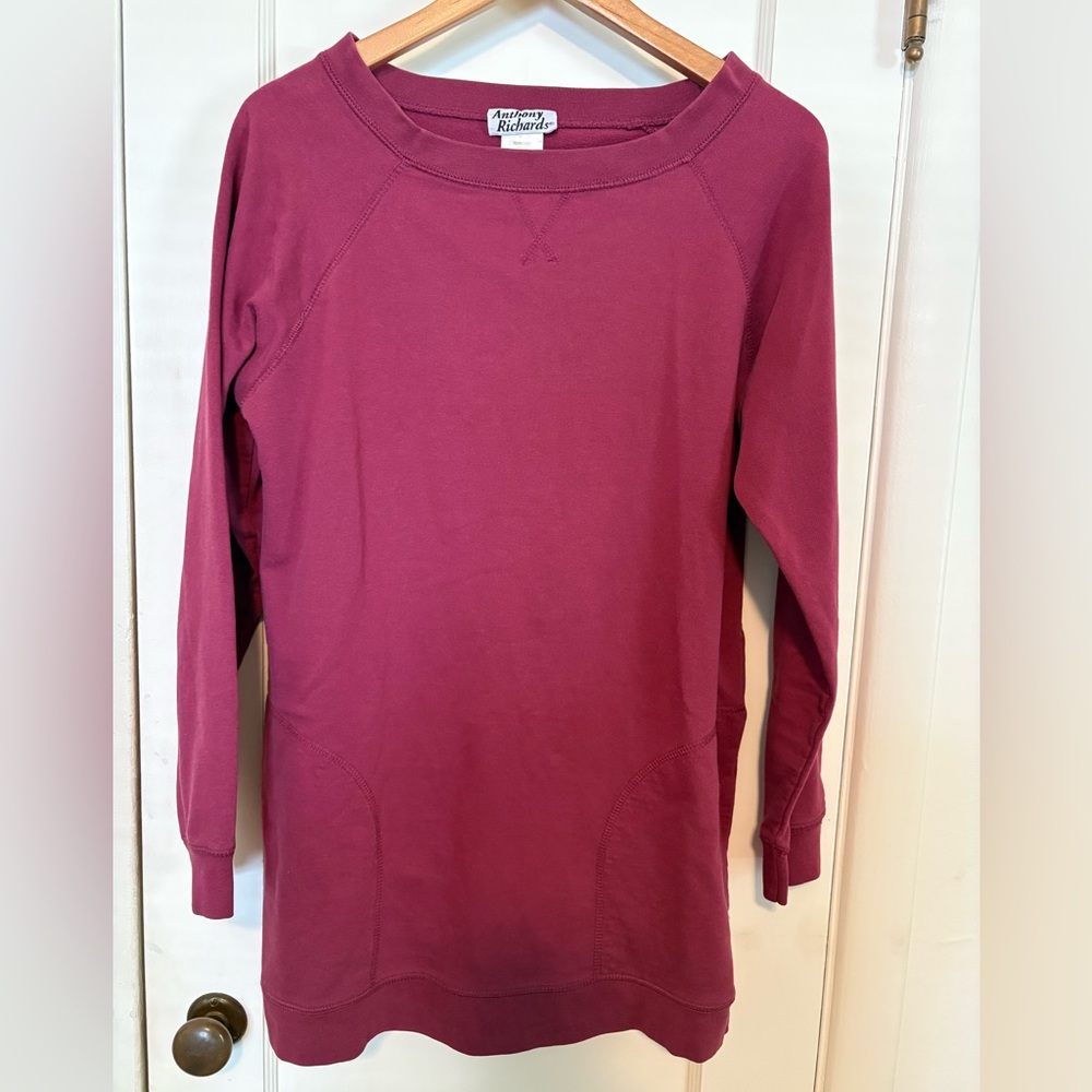 Maroon Long Sleeve Sweatshirt